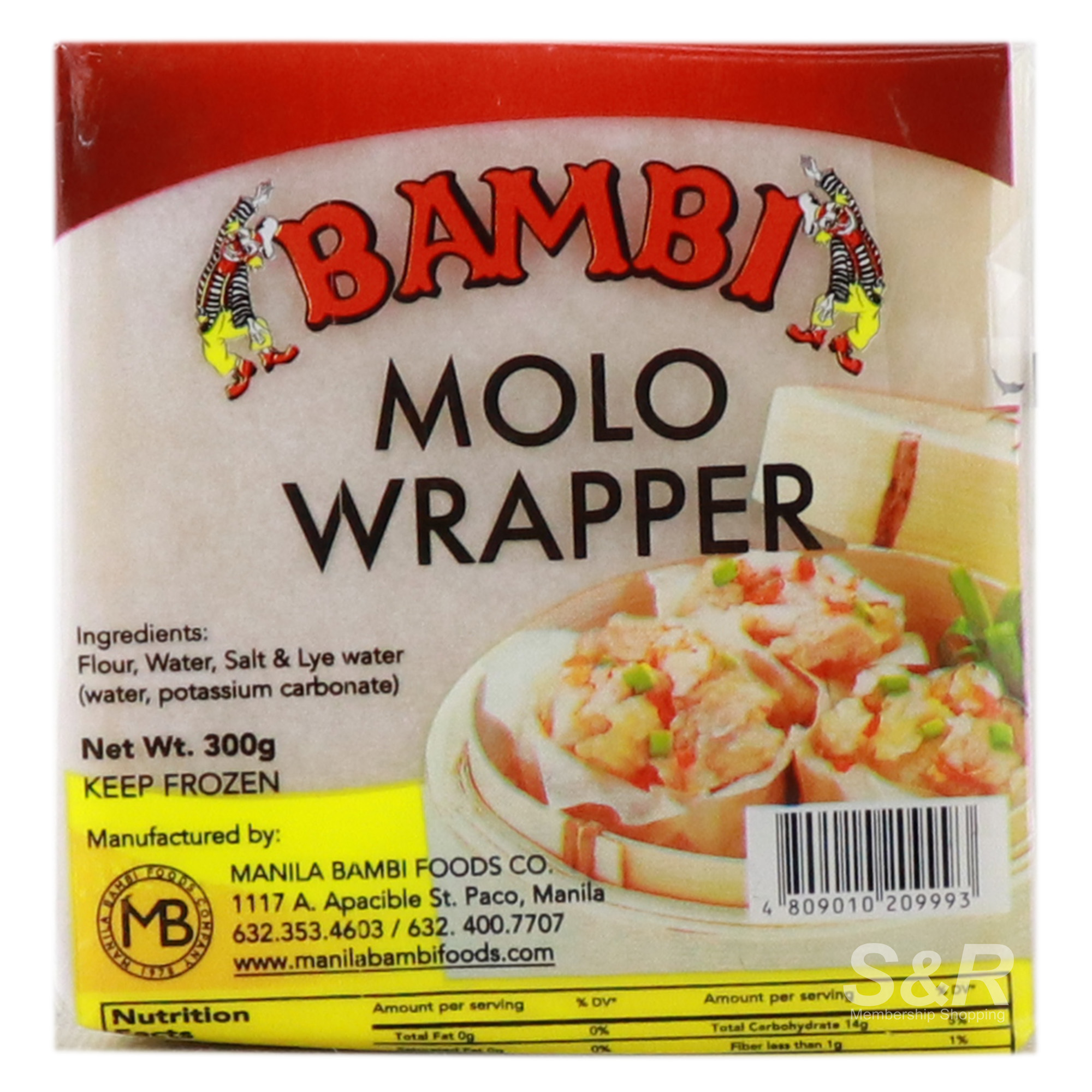 Bambi Molo Wrapper 300g